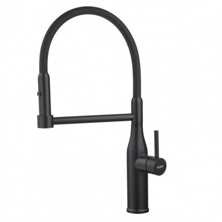 Кухонный смеситель с выдвижным изливом KOER KI-70004-05 KR5005 чёрный металлик Кухонный смеситель с выдвижным изливом KOER KI-70004-05 KR5005 чёрный металлик